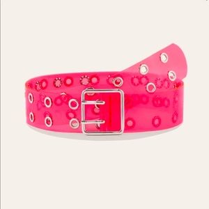 Shein Hot pink/Neon belt . Never worn osfa